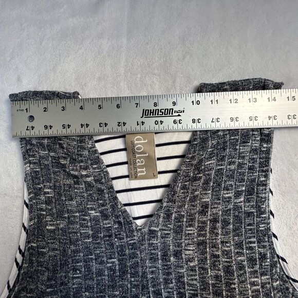 Dolan Gray Textured Sleeveless Maxi Dress L - Picture 6 of 9